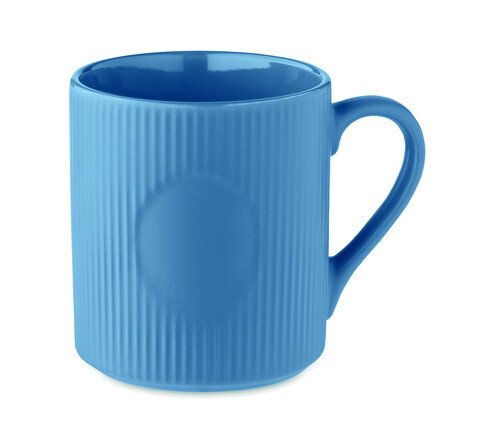 Keramikbecher matt 340ml - Blau bedrucken, Art.-Nr. MO2397-04