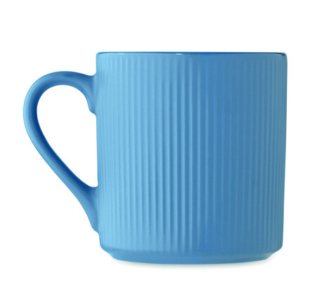Keramikbecher matt 340ml - Blau bedrucken, Art.-Nr. MO2397-04