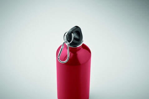 Trinkflasche recycelter 500ml - Rot bedrucken, Art.-Nr. MO2403-05 Trinkflasche recycelter 500ml - Rot bedrucken, Art.-Nr. MO2403-05