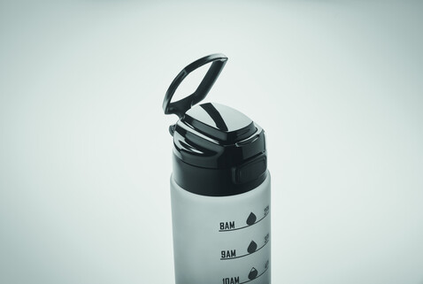 Sport-Trinkflasche RPET 1L - Weiß bedrucken, Art.-Nr. MO2409-06