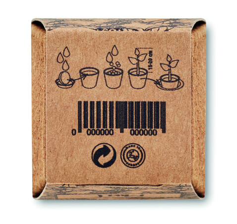 Pflanz-Set Minze - Beige bedrucken, Art.-Nr. MO2410-13