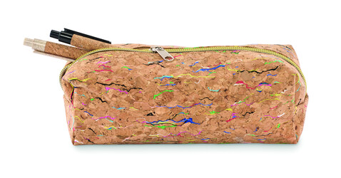 Schlampermäppchen Kork - Beige bedrucken, Art.-Nr. MO2415-13 Schlampermäppchen Kork - Beige bedrucken, Art.-Nr. MO2415-13