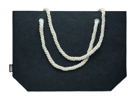 Einkaufs- oder Strandtasche - Steingrau bedrucken, Art.-Nr. MO2416-15