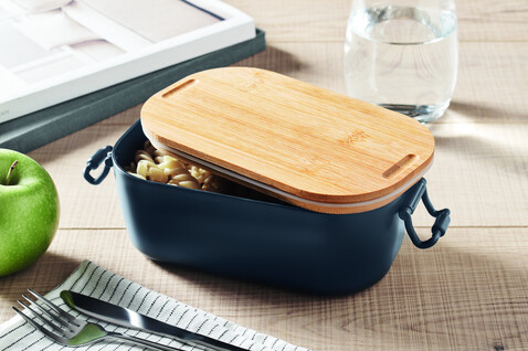Lunchbox PP 700 ml - Marineblau bedrucken, Art.-Nr. MO2459-85