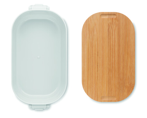 Lunchbox PP 700 ml - Weiß bedrucken, Art.-Nr. MO2459-06