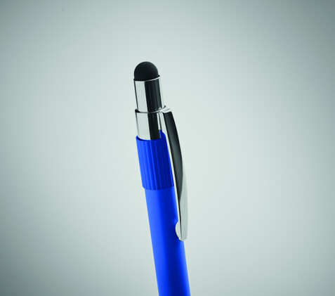 Druckkugelschreiber mit Stylus - Königsblau bedrucken, Art.-Nr. MO2488-37