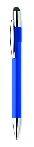 Druckkugelschreiber mit Stylus - Königsblau bedrucken, Art.-Nr. MO2488-37