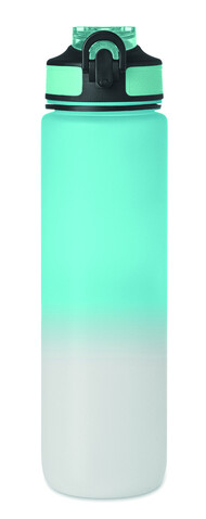 Sport-Trinkflasche RPET 1L - Babyblau bedrucken, Art.-Nr. MO2489-66 Sport-Trinkflasche RPET 1L - Babyblau bedrucken, Art.-Nr. MO2489-66
