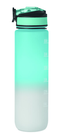 Sport-Trinkflasche RPET 1L - Babyblau bedrucken, Art.-Nr. MO2489-66 Sport-Trinkflasche RPET 1L - Babyblau bedrucken, Art.-Nr. MO2489-66