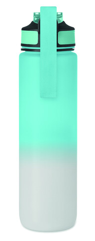 Sport-Trinkflasche RPET 1L - Babyblau bedrucken, Art.-Nr. MO2489-66 Sport-Trinkflasche RPET 1L - Babyblau bedrucken, Art.-Nr. MO2489-66
