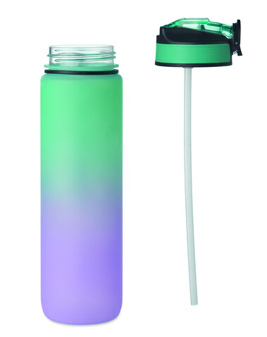 Sport-Trinkflasche RPET 1L - Türkis bedrucken, Art.-Nr. MO2489-12