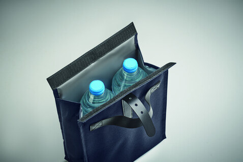 Kühltasche 600D RPET - Marineblau bedrucken, Art.-Nr. MO2557-85 Kühltasche 600D RPET - Marineblau bedrucken, Art.-Nr. MO2557-85