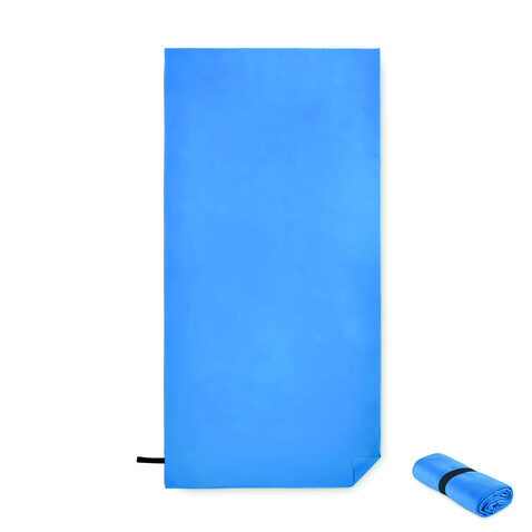 Sport-/Strandtuch Mikrofaser - Blau bedrucken, Art.-Nr. MO2583-04