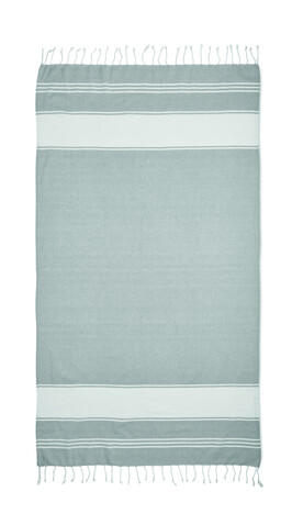 Strandtuch-Set - Grau bedrucken, Art.-Nr. MO2584-07 Strandtuch-Set - Grau bedrucken, Art.-Nr. MO2584-07