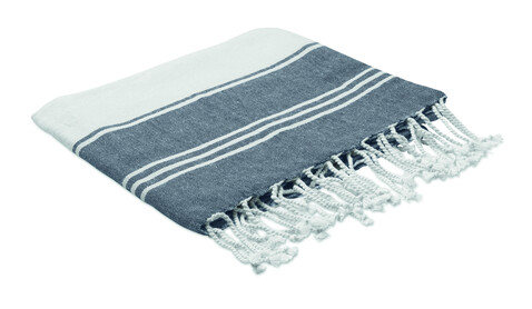 Strandtuch-Set - Blau bedrucken, Art.-Nr. MO2584-04