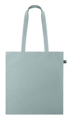Einkaufstasche Fairtrade 180g - Grau bedrucken, Art.-Nr. MO2589-07