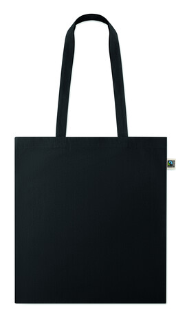 Einkaufstasche Fairtrade 180g - Schwarz bedrucken, Art.-Nr. MO2589-03