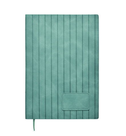 DIN A5 Smokey Notizbuch PU - Petrol bedrucken, Art.-Nr. MO2663-20