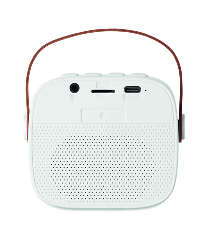 5.0 Wireless Lautsprecher - Weiß bedrucken, Art.-Nr. MO2666-06 5.0 Wireless Lautsprecher - Weiß bedrucken, Art.-Nr. MO2666-06