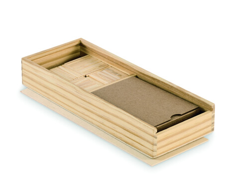 Domino- und Spielkarten-Set - Holz bedrucken, Art.-Nr. MO2669-40 Domino- und Spielkarten-Set - Holz bedrucken, Art.-Nr. MO2669-40