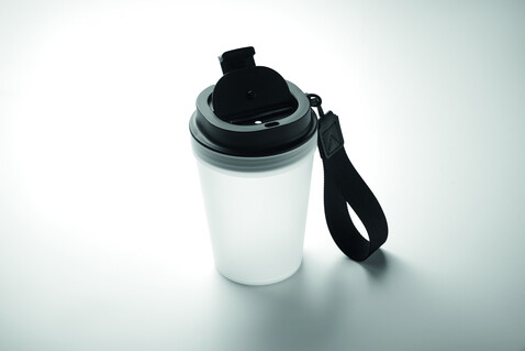 Einwandiger Becher 300 ml - Transparent Weiß bedrucken, Art.-Nr. MO2670-26