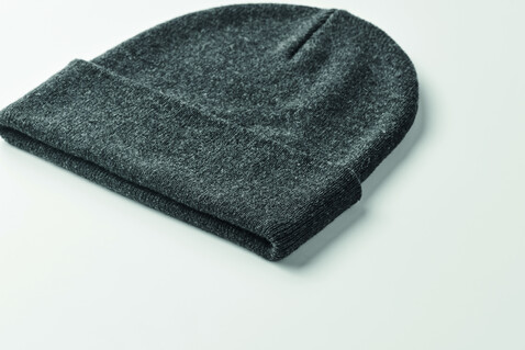 Beanie mit Bündchen - Steingrau bedrucken, Art.-Nr. MO2705-15 Beanie mit Bündchen - Steingrau bedrucken, Art.-Nr. MO2705-15