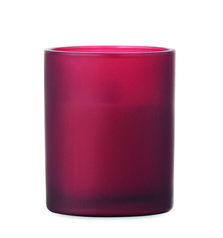 Kerze aus Pflanzenwachs 80 g - Bordeaux bedrucken, Art.-Nr. MO2708-02 Kerze aus Pflanzenwachs 80 g - Bordeaux bedrucken, Art.-Nr. MO2708-02