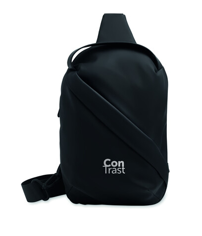 Crossbody Tasche PU - Schwarz bedrucken, Art.-Nr. MO2741-03 Crossbody Tasche PU - Schwarz bedrucken, Art.-Nr. MO2741-03