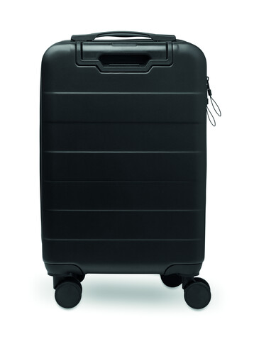 20" Hartschalen-Trolley ABS - Schwarz bedrucken, Art.-Nr. MO2742-03