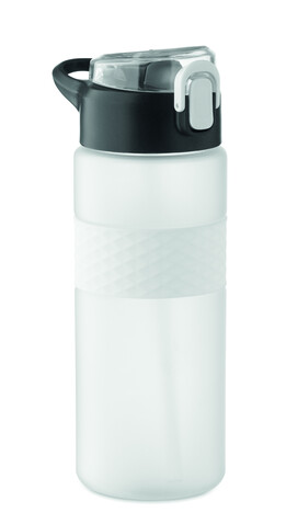 Trinkflasche RPET 700ml - Transparent Weiß bedrucken, Art.-Nr. MO2755-26