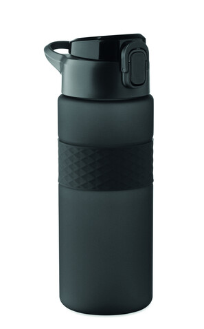 Trinkflasche RPET 700ml - Schwarz bedrucken, Art.-Nr. MO2755-03