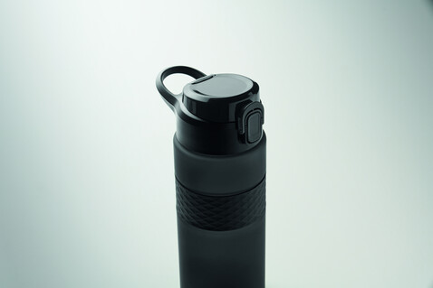 Trinkflasche RPET 700ml - Schwarz bedrucken, Art.-Nr. MO2755-03