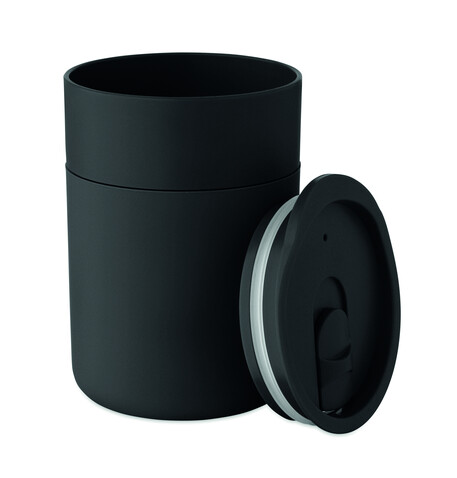 PP-Becher 330ml - Schwarz bedrucken, Art.-Nr. MO2773-03