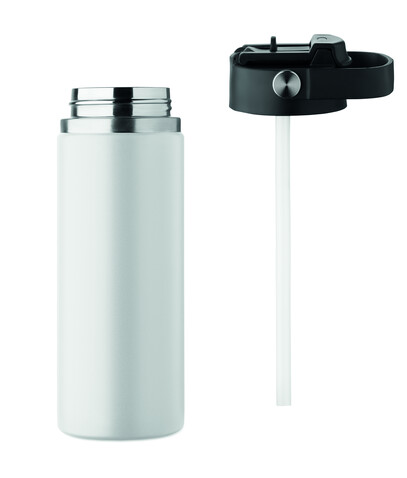 Isolierflasche 500 ml - Weiß bedrucken, Art.-Nr. MO2775-06