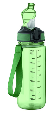 Sport-Trinkflasche 700ml - Transparent Grün bedrucken, Art.-Nr. MO2792-24 Sport-Trinkflasche 700ml - Transparent Grün bedrucken, Art.-Nr. MO2792-24