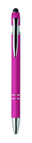 Druckkugelschreiber mit Stylus - Fuchsie bedrucken, Art.-Nr. MO2798-38 Druckkugelschreiber mit Stylus - Fuchsie bedrucken, Art.-Nr. MO2798-38