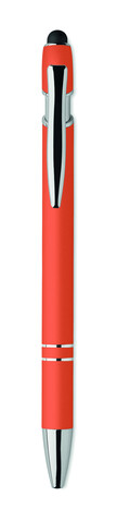 Druckkugelschreiber mit Stylus - Orange bedrucken, Art.-Nr. MO2798-10