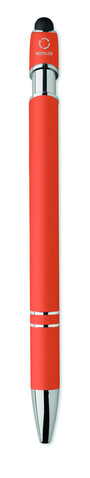 Druckkugelschreiber mit Stylus - Orange bedrucken, Art.-Nr. MO2798-10