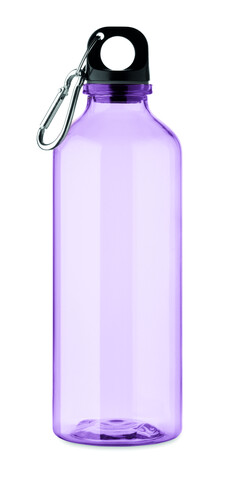 Trinkflasche RPET 500ml - Transparent Violett bedrucken, Art.-Nr. MO2803-32