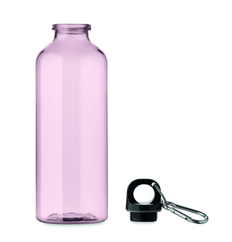 Trinkflasche RPET 500ml - Transparent Pink bedrucken, Art.-Nr. MO2803-31 Trinkflasche RPET 500ml - Transparent Pink bedrucken, Art.-Nr. MO2803-31