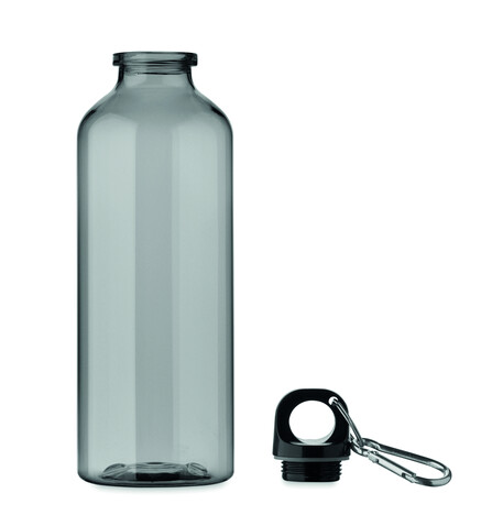Trinkflasche RPET 500ml - Transparent Grau bedrucken, Art.-Nr. MO2803-27 Trinkflasche RPET 500ml - Transparent Grau bedrucken, Art.-Nr. MO2803-27