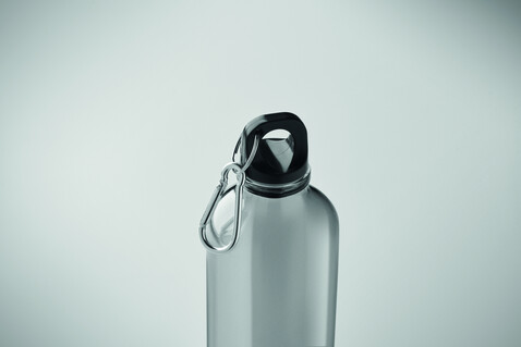Trinkflasche RPET 500ml - Transparent Grau bedrucken, Art.-Nr. MO2803-27 Trinkflasche RPET 500ml - Transparent Grau bedrucken, Art.-Nr. MO2803-27