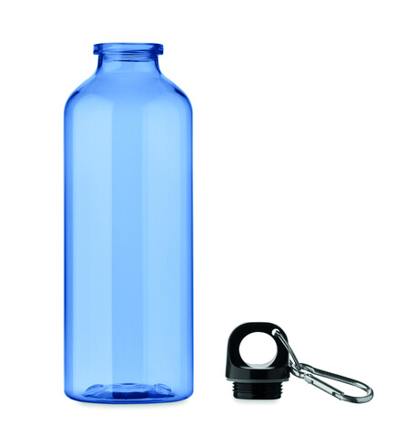 Trinkflasche RPET 500ml - Transparent Blau bedrucken, Art.-Nr. MO2803-23