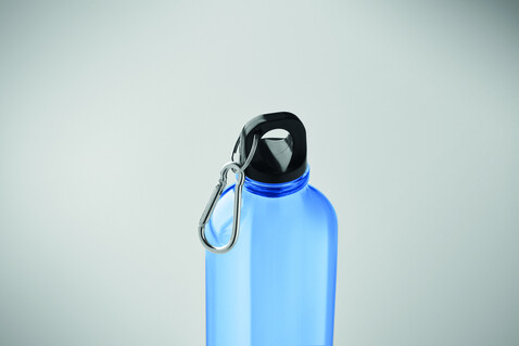 Trinkflasche RPET 500ml - Transparent Blau bedrucken, Art.-Nr. MO2803-23