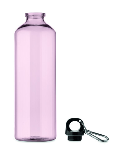 Trinkflasche RPET 750ml - Transparent Pink bedrucken, Art.-Nr. MO2804-31 Trinkflasche RPET 750ml - Transparent Pink bedrucken, Art.-Nr. MO2804-31