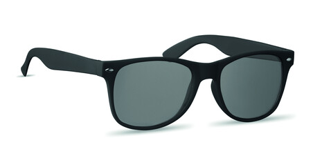 SEAQUAL®-Sonnenbrille - Schwarz bedrucken, Art.-Nr. MO2864-03