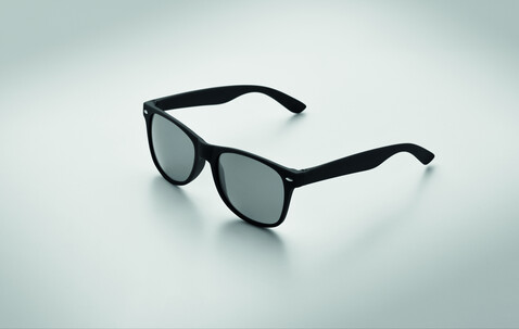 SEAQUAL®-Sonnenbrille - Schwarz bedrucken, Art.-Nr. MO2864-03