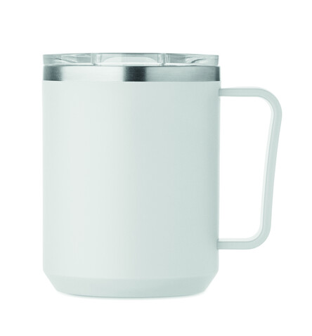 Doppelwandiger Becher 400ml - Weiß bedrucken, Art.-Nr. MO2900-06