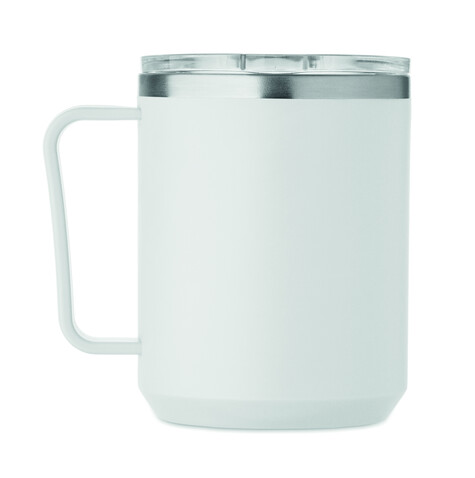 Doppelwandiger Becher 400ml - Weiß bedrucken, Art.-Nr. MO2900-06