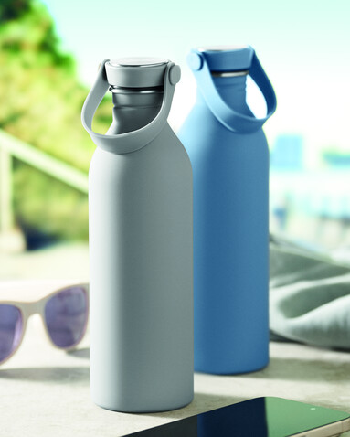 Einwandige Trinkflasche 500 ml - Grau bedrucken, Art.-Nr. MO2903-07 Einwandige Trinkflasche 500 ml - Grau bedrucken, Art.-Nr. MO2903-07